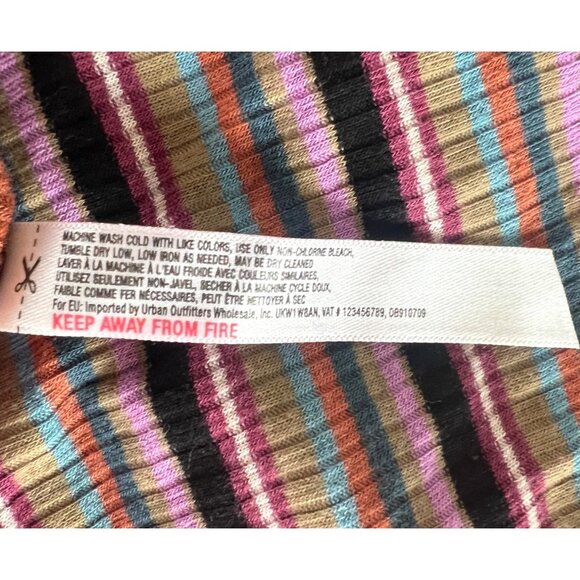 Free People Intimately Put A Stripe On It Thong Bodysuit Long Sleeve X-Small - Picture 4 of 10